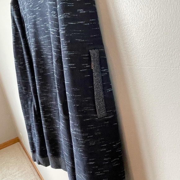 Ted Baker London sweater zippered sleeve pocket office put crewneck 2XL size 6 - Picture 3 of 16